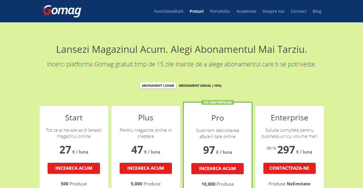 Platforma Gomag