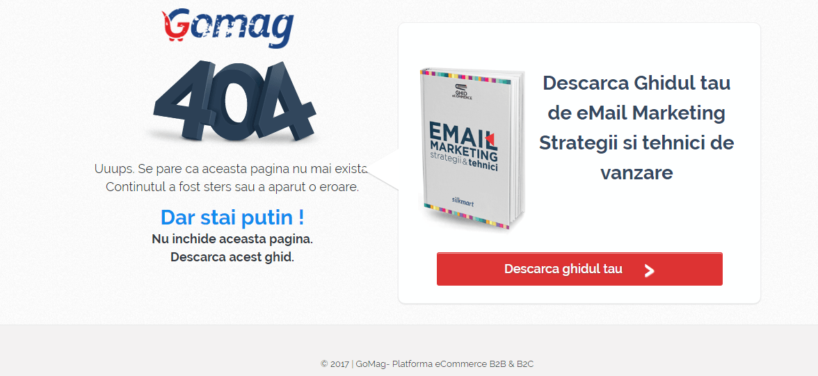 pagina 404 gomag