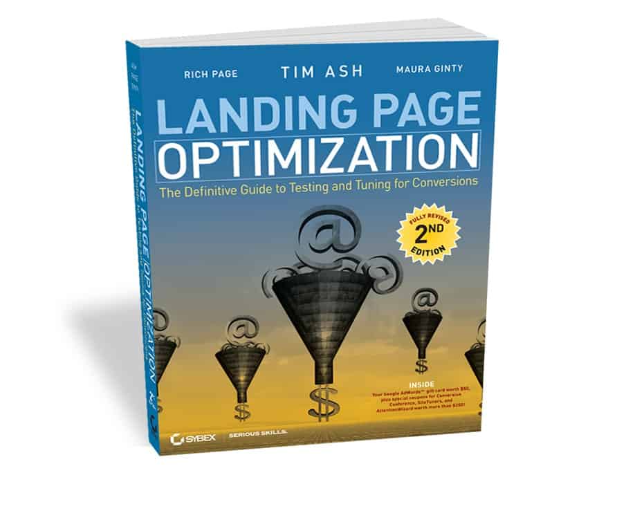 Landing Page Optimization, bestseller Tim Ash