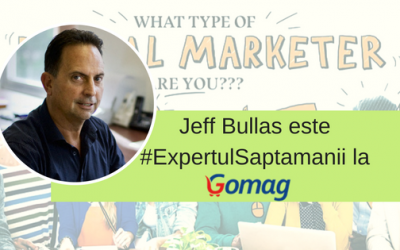 Jeff Bullas este #ExpertulSaptamanii la Gomag