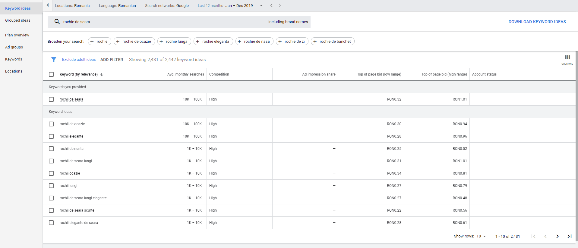 keyword-planner keyword-planner
