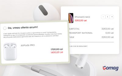 Cum cresti valoarea medie a comenzilor in magazin: OTO sau Oferta Unica [Premiera Gomag]