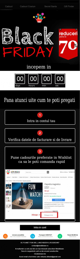 prelansare black friday