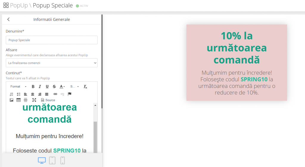 PopUps-finalizare-comanda