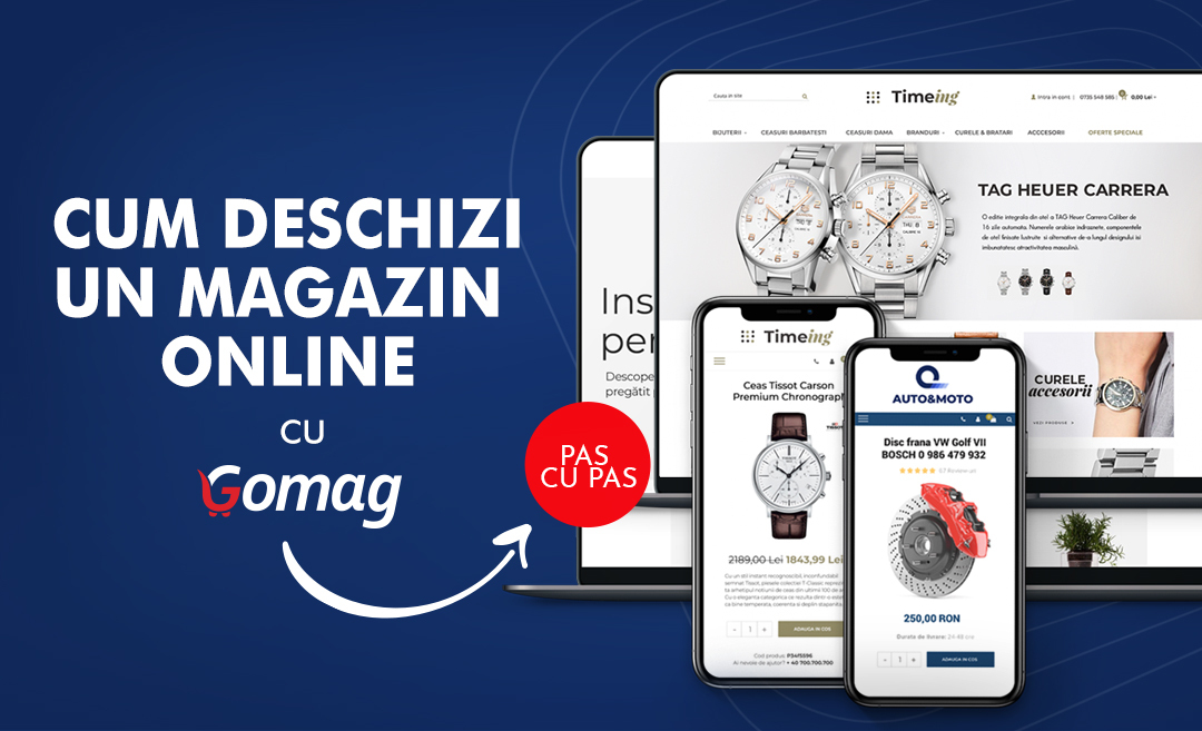 Cum sa deschizi un magazin online cu Gomag - Ghid creare magazin