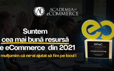 Suntem cea mai buna sursa educationala de eCommerce – Premiile GPeC si clientii cu care ne mandrim