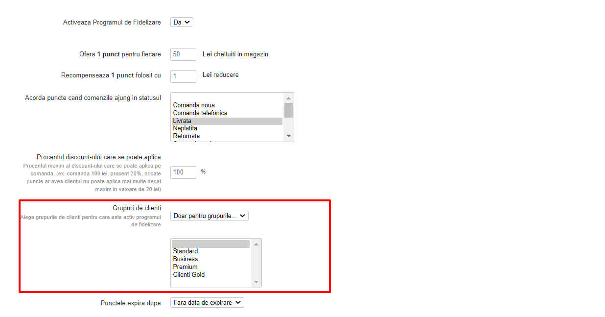 alocare-puncte-fidelitate-grupuri