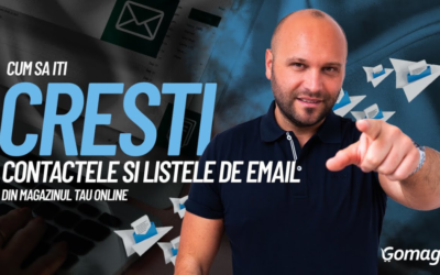 3 Pasi pentru a creste contactele si listele de email din magazinul tau online