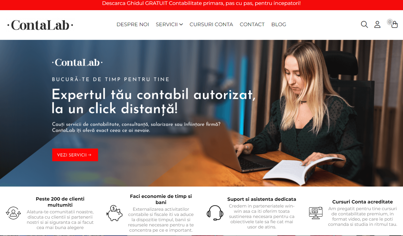 site-prezentare-hibrid