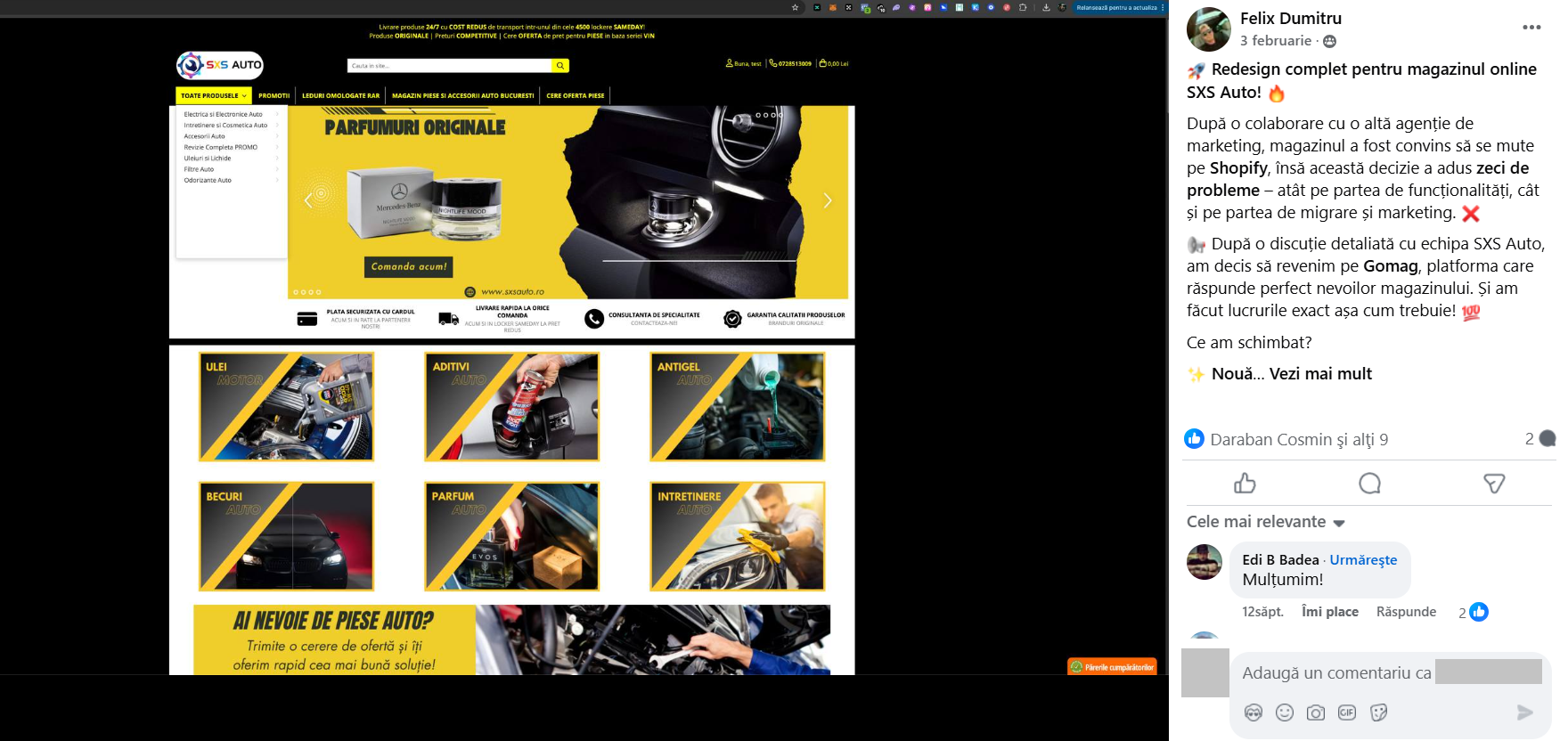 testimonial-gomag-vs-shopify-parere