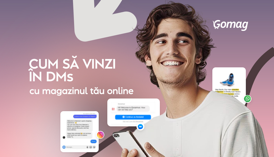 Cum sa vinzi in DMs cu magazinul tau online