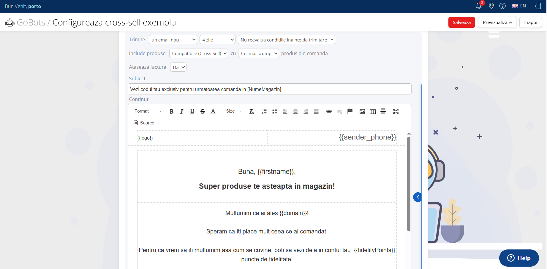 cross-sell mail email bot cross-sell mail email bot