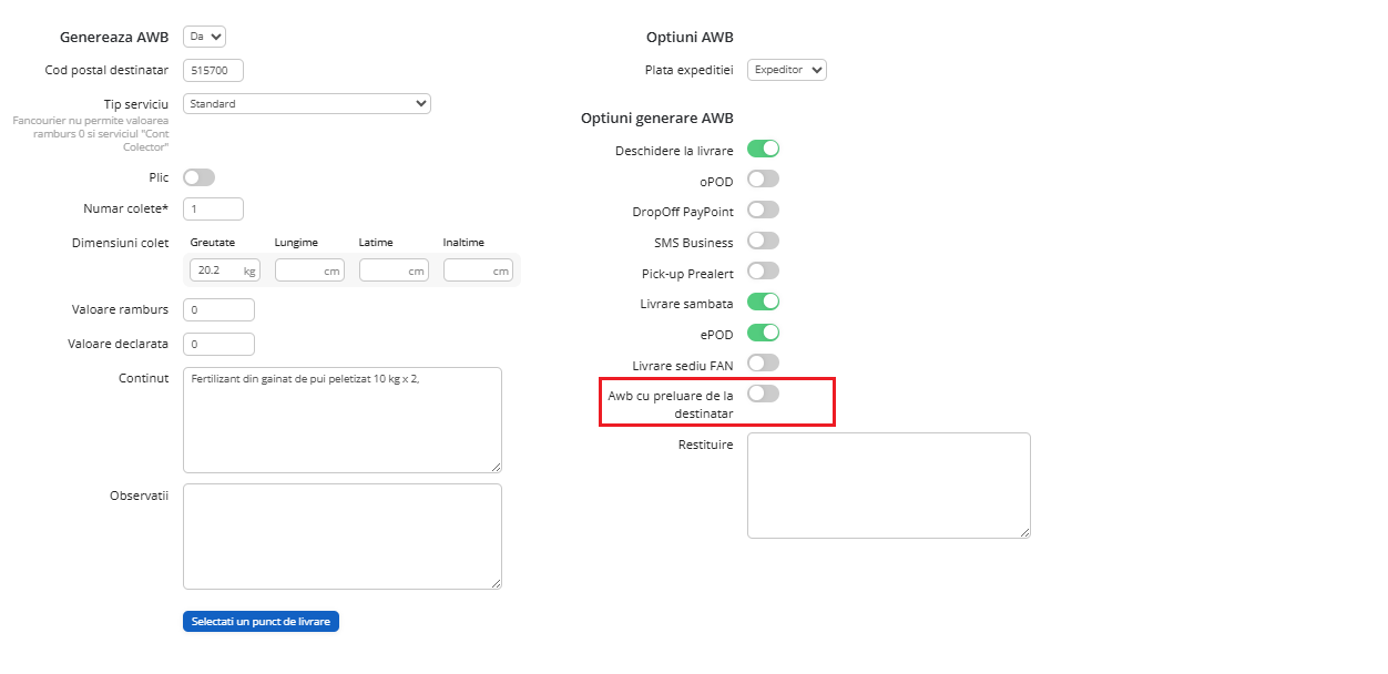 fan-courier-awb-preluare-de-la-destinatar