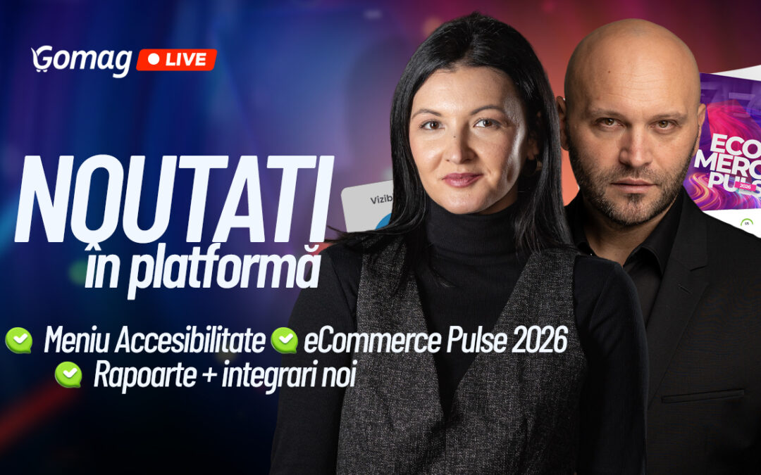 Update marcaje promo, Meniu Accesibilitate, rapoarte extra si alte noutati la Gomag