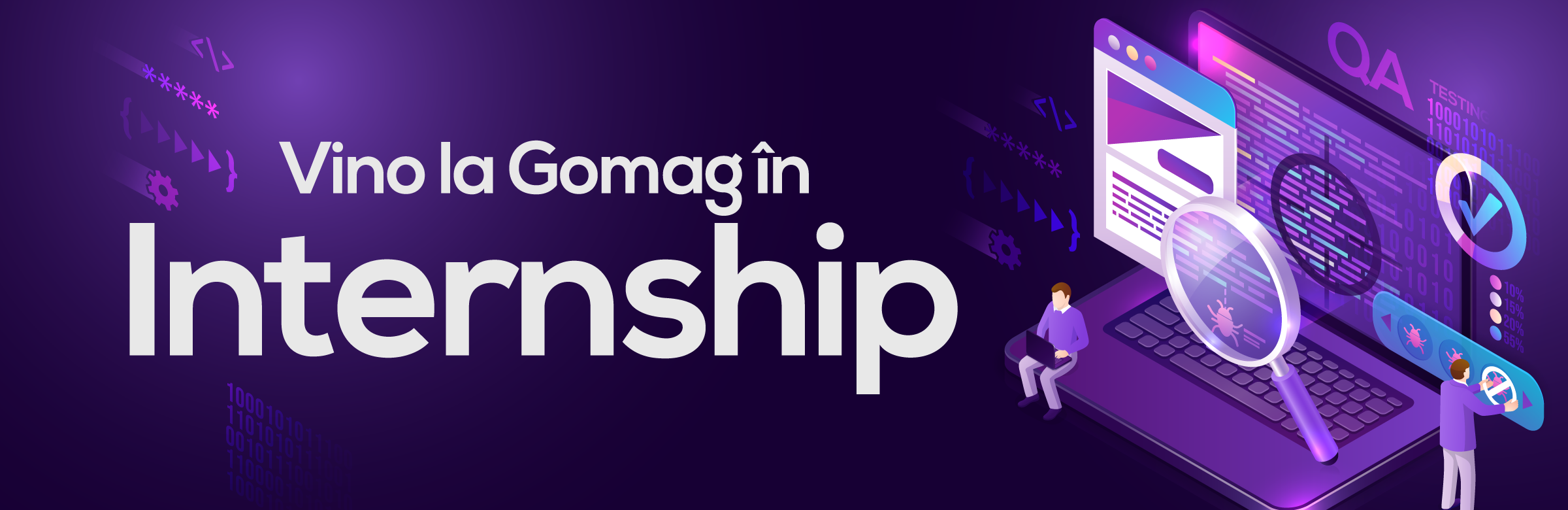 Cauti un loc de munca stabil, pe termen lung? Incepe cu un internship la Gomag!